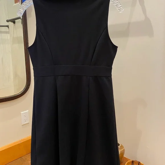 White House Black Market Sleeveless Dress Black 2 - Picture 3 of 12